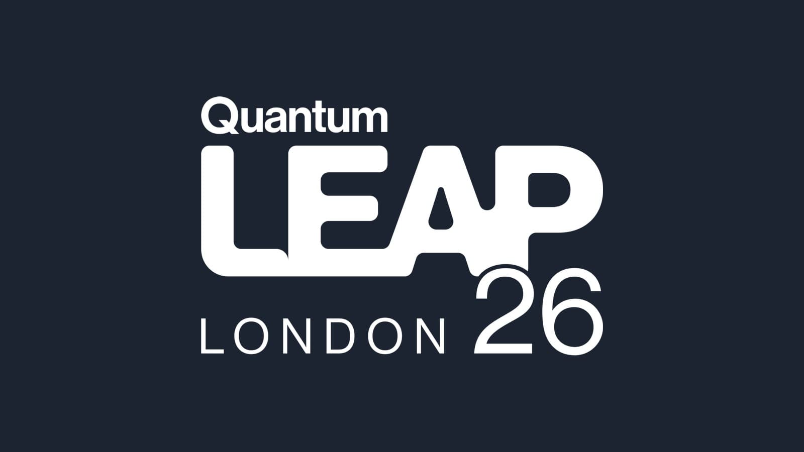 Quantum LEAP London 26 logo lockup